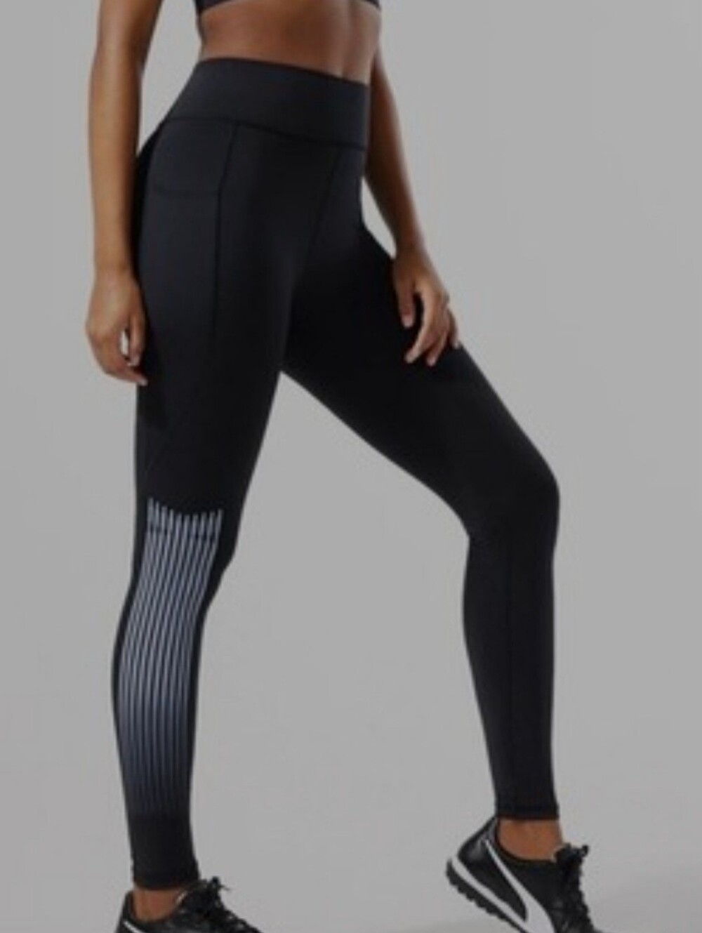 Savage X Fenty Black  And IT High Waist Leggings 4-6